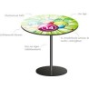 Table top round, diameter 59 cm