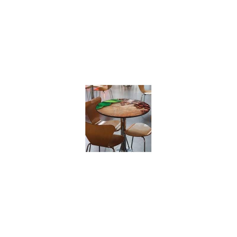 Table top round, diameter 74 cm