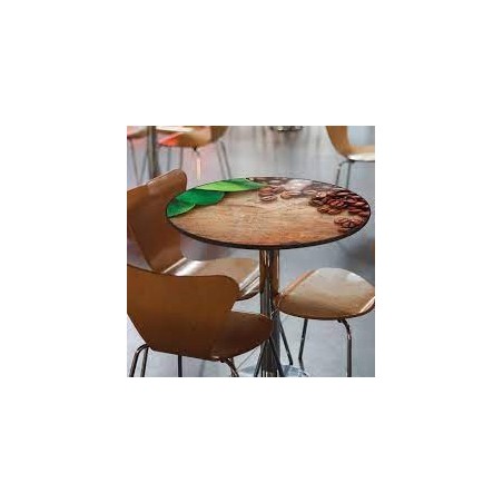 Table top round, diameter 74 cm
