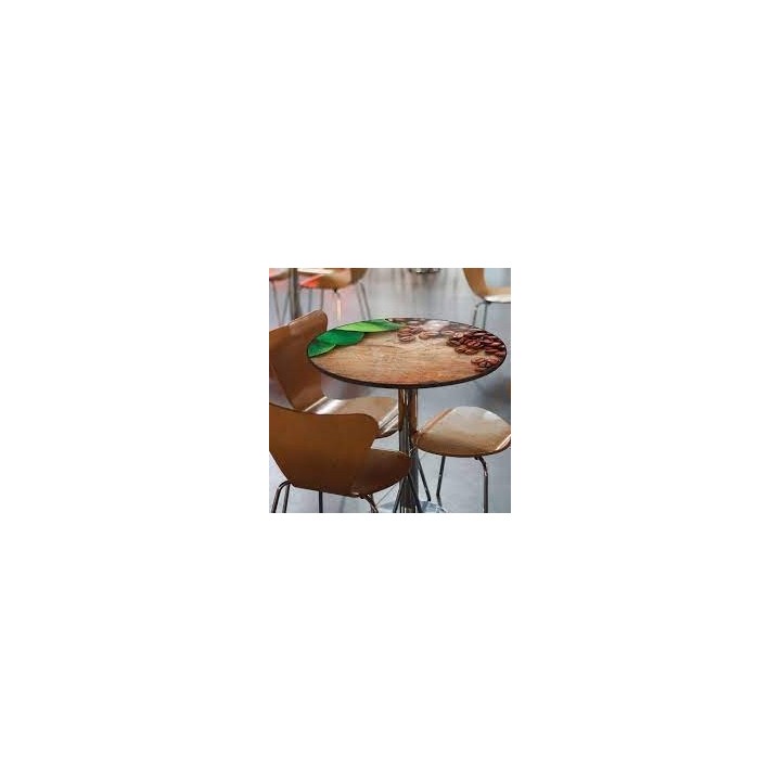 Table top round, diameter 74 cm