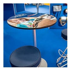 Table top round, diameter 74 cm
