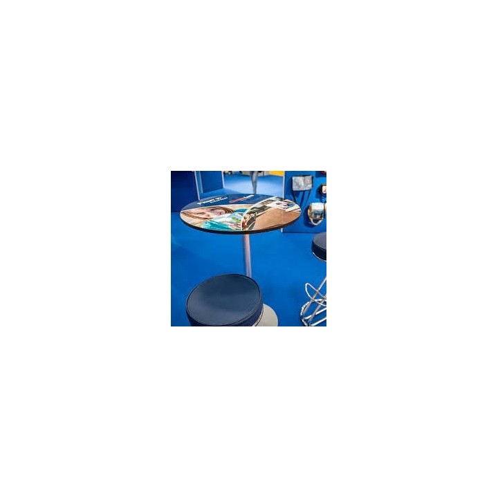 Table top round, diameter 74 cm
