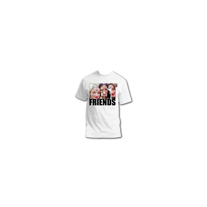 White T-shirt with print - "Your personalized text" ( thermotransfer film), print area size A4