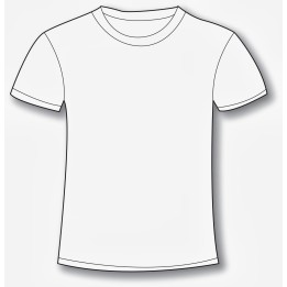 White T-shirt with print "Reāli besī" ...odi (polyester)