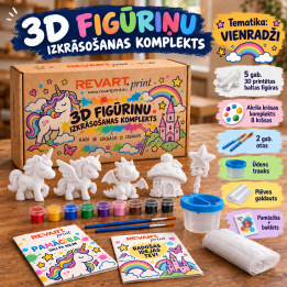 3D Figūriņu krāsošanas komplekts_Vienradži