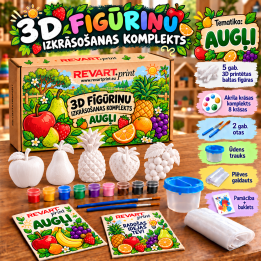 3D Figūriņu krāsošanas komplekts_Augļi
