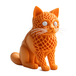 Cat 3D printed