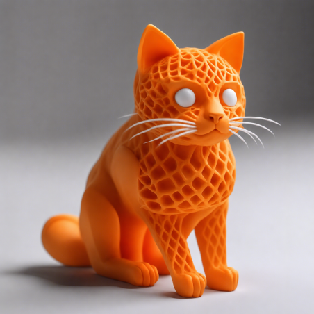 Cat 3D printed 2