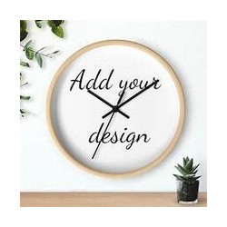 Printed MDF clock 20 cm diameter
