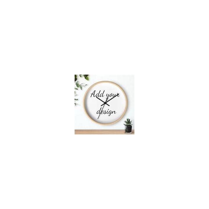 Printed MDF clock 20 cm diameter