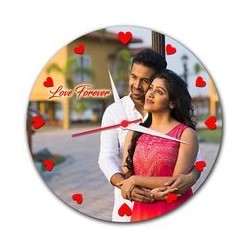 Printed MDF clock 20 cm diameter