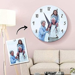 Printed MDF clock 30 cm diameter
