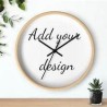Printed MDF clock 30 cm diameter