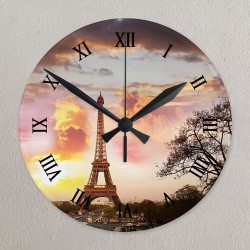 Printed MDF clock 30 cm diameter