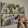 Wall Tile Hardboard with printing 20,3x20,3cm, square