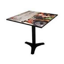 Table top square 73,75x73,75cm