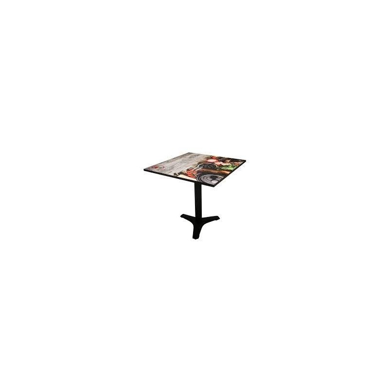 Table top square 60x60 cm