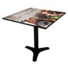 Table top square 60x60 cm