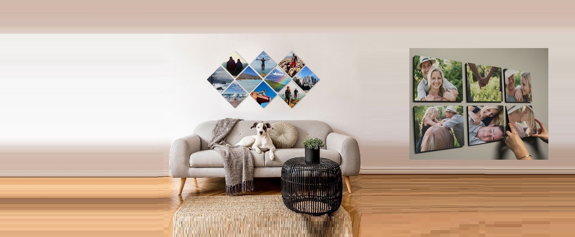 TILES WITH PRINT HARDBOARD